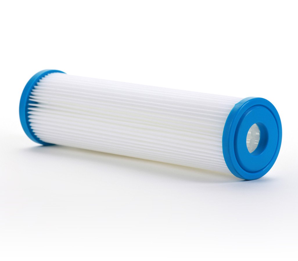 Hydronix Pleated Sediment Water Filter - 30 Micron - 2-1/2 x 9-7/8 inch - SPC-25-1030