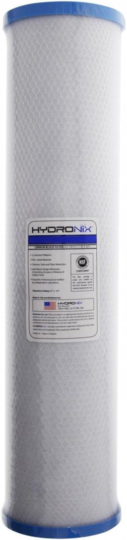 Hydronix Carbon Block Filter - 0.5 micron - 4-1/2 x 20 inch - SMCB-4520