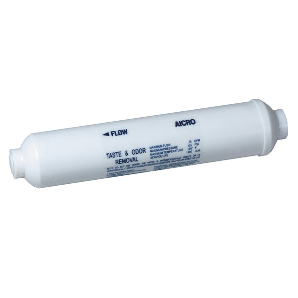 Watts AICRO Inline GAC Filter / RO Post Filter - 1/4 FNPT Connection