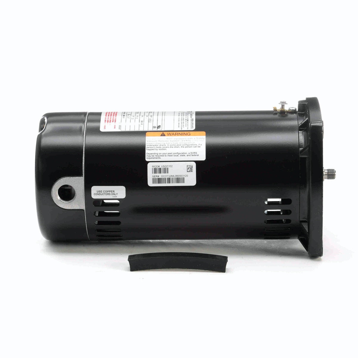 Century Electric USQ1102 (equivalant to HSQ125) - Pool Pump Motor - 48Y Frame - Square Flange - 1.25 HP - 115/230V