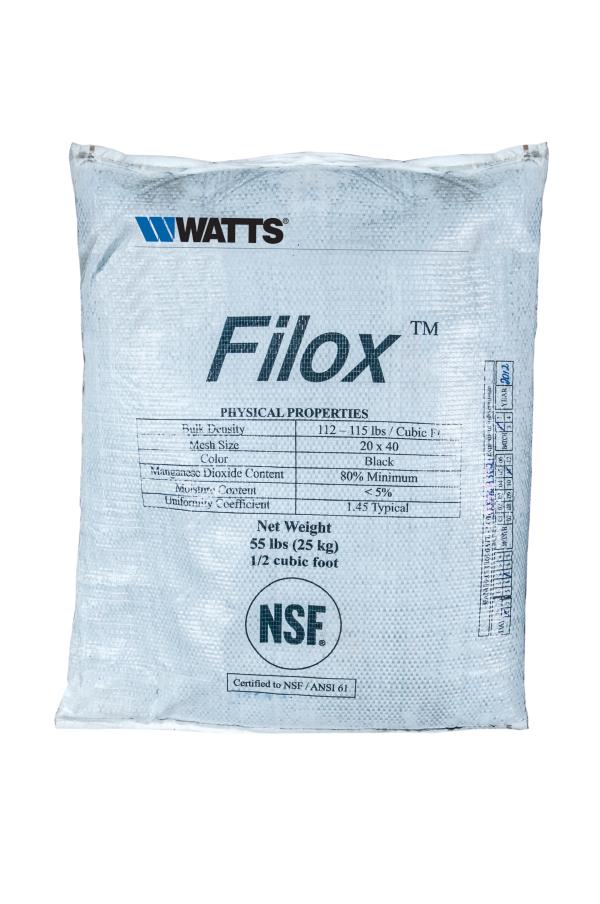 Filox A8033 - High Performance Media for Iron, Hydrogen Sulfide and Manganese Removal - 1/2 cuft/bag