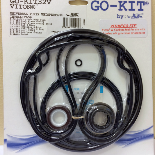 Aladdin GO-KIT32V - Premium Salt Water Repair Seal Kit - Pentair Whisperflo / Intelliflo Pool Pumps