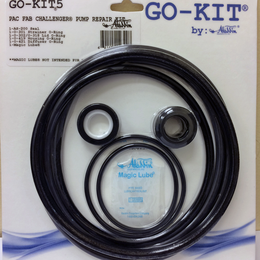 Aladdin GO-KIT5 - Standard Repair Seal Kit - PACFAB / StaRite Challenger