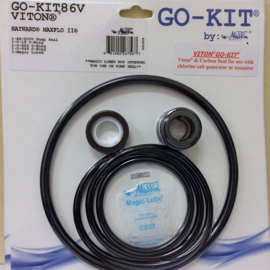 Aladdin GO-KIT86V - Premium Salt Water Repair Seal Kit - Hayward MaxFlo II