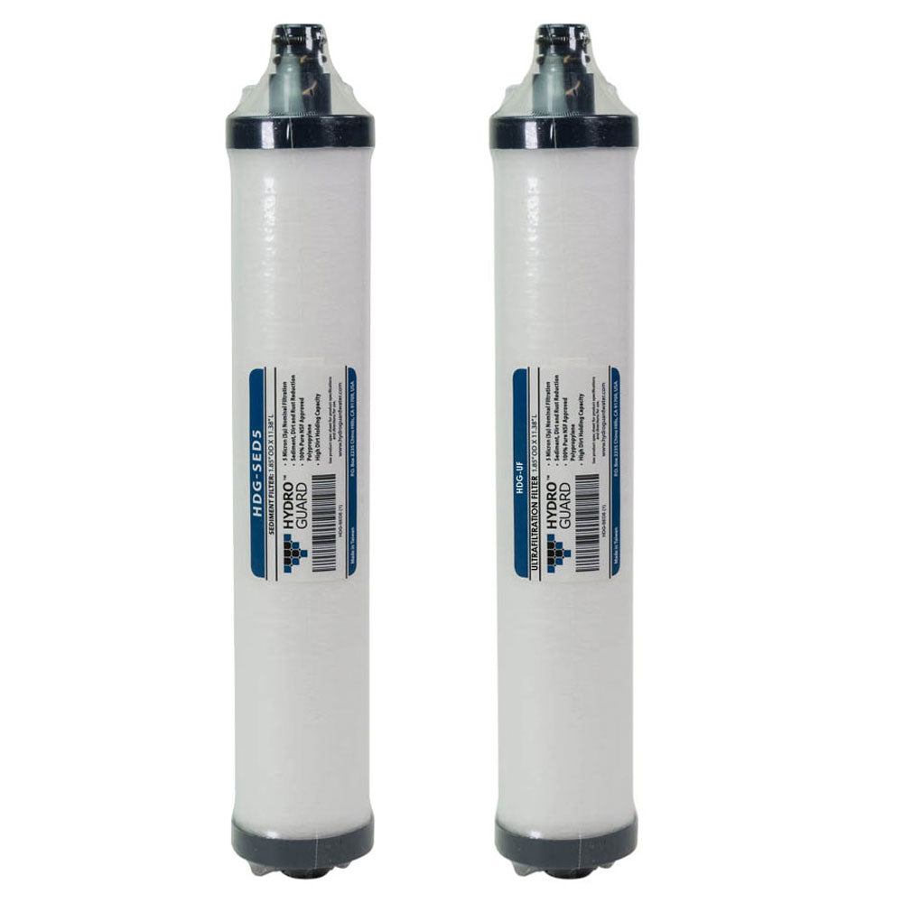 HYDRO GUARD C2000 COUNTER TOP WATER SYSTEM - SUPER ULTRA FILTRATION - 0.1 Micron, WHITE