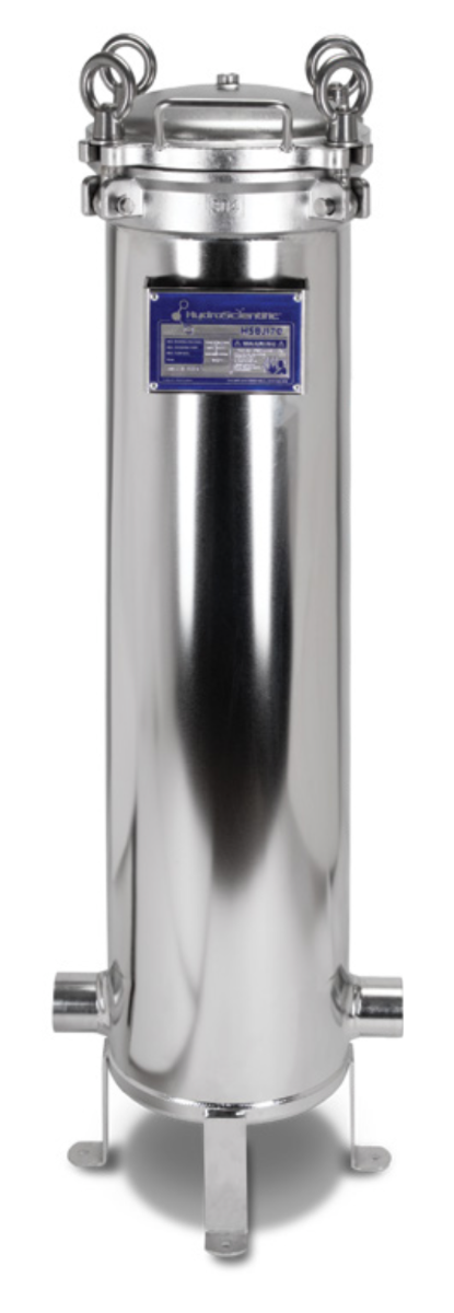 Hydroscientic 105 GPM Stainless Steel Swing Bolt 5-Filter Jumbo Filter Housing 30 inch filters - MRH-530-2