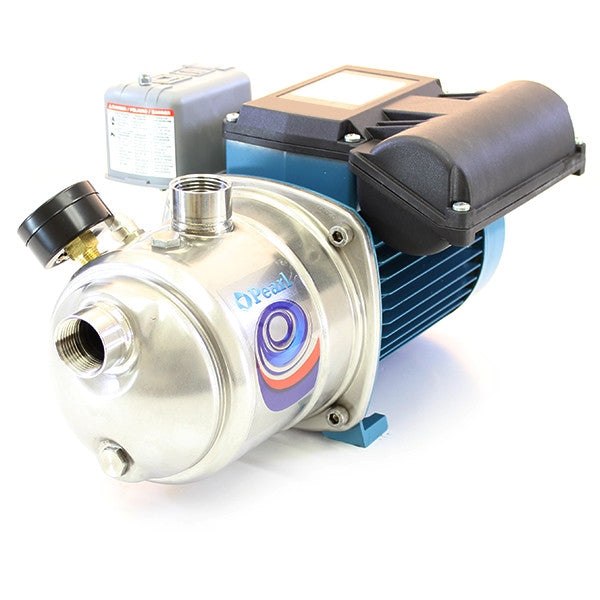 Pearl JSC10F16P - Stainless Steel - Jet Pump - Brass Impeller - 1 HP - 115 / 230 Volt