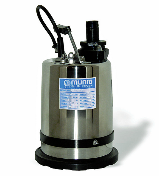 Munro FSR4001S22 - FSR Series - Submersible Dewatering Pump - 1/2 HP - 220 V - 1in NPT