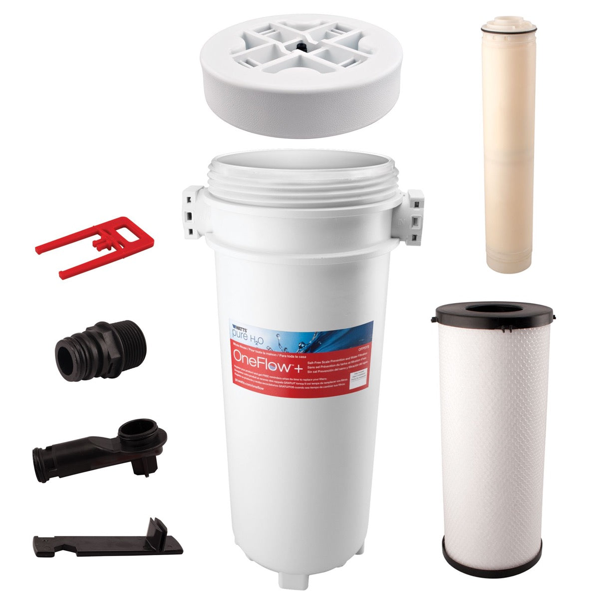 OneFlow Plus - Salt-Free Scale Prevention and Water Filtration System - OFPSYS