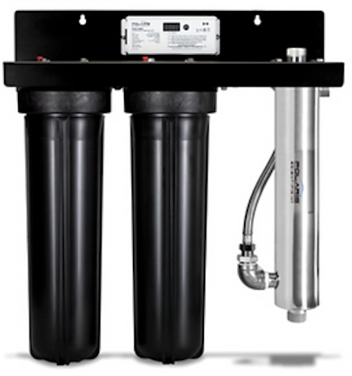 Polaris Scientific UV All in one Ultraviolet (UV) Water Disinfection and filtration System - UVA-418-S22