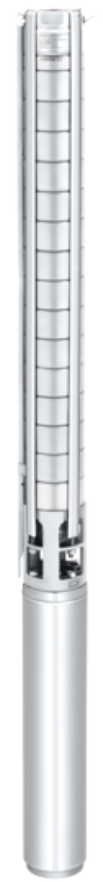 Shakti QF1-18+M Submersible Pump - 5 GPM - 1 HP - 230 Volts ( 3 Wires + Ground ) Stainless Steel