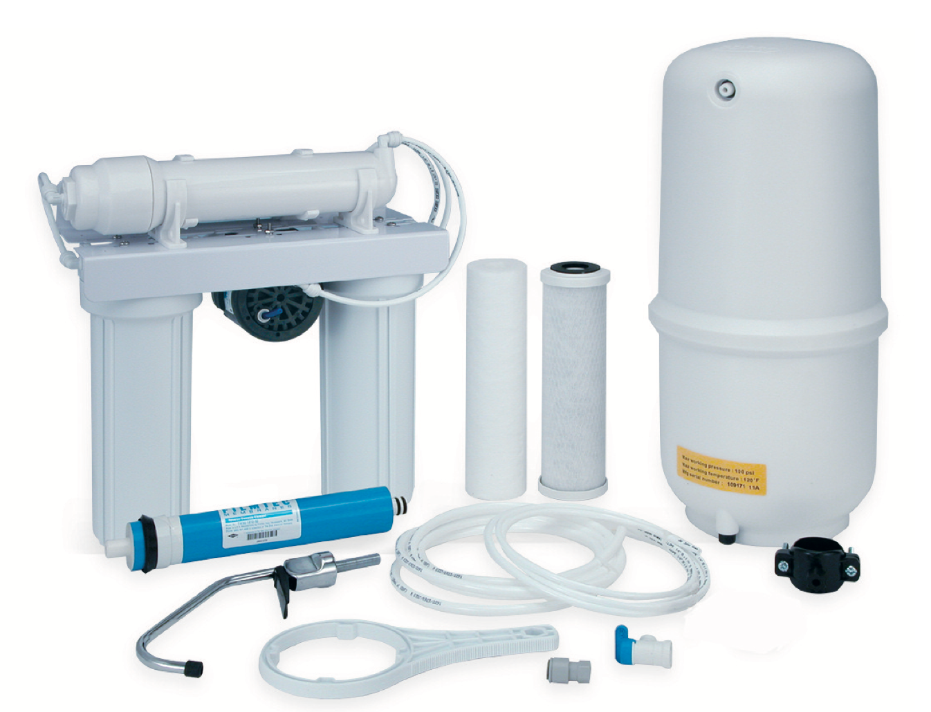 Watts GTS450S-NAGF-PT Reverse Osmosis Systems - 4-Stage - Plastic Tank - 50 GPD