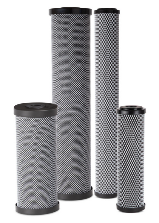 CIC Plus Series 0.5 Micron Carbon Impregnated Cartridges 2-3/4 x 9-7/8 inch  - CIC-10SM