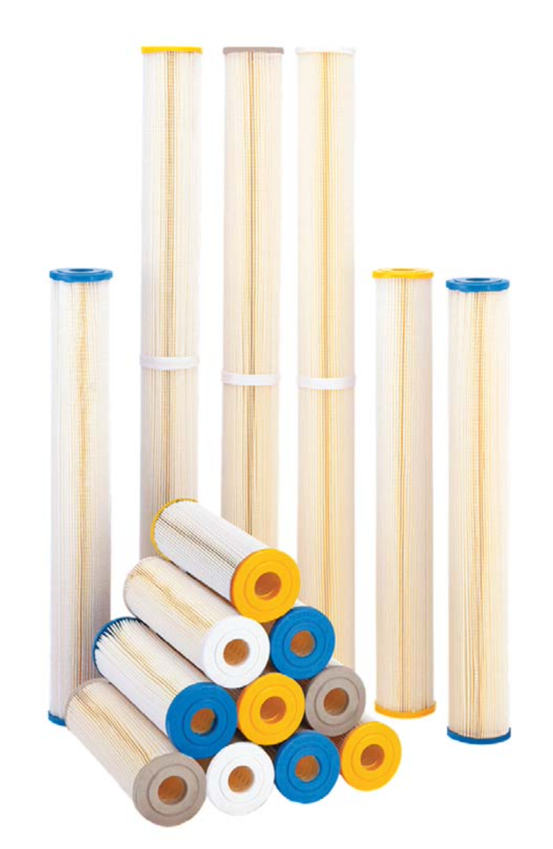 Harmsco WaterBetter - Pleated Filter Cartridge - 2-3/4 x 10 inch - 1 Micron - WB-1W