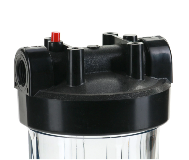Hydronix - HF45 Series - Filter Housing Clear - 4.5 x 10 inch - 3/4 inch Ports
