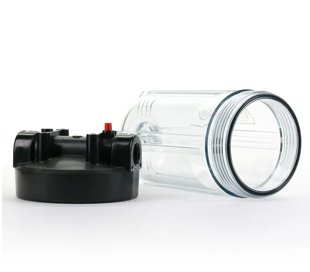 Hydronix - HF45 Series - Filter Housing Clear - 4.5 x 10 inch - 3/4 inch Ports