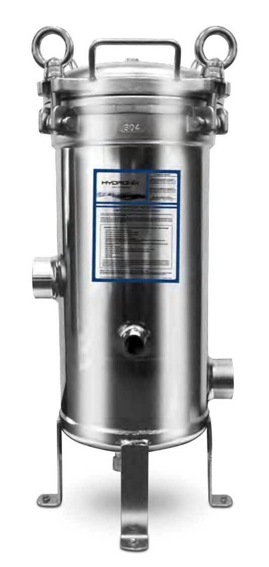 Hydroscientic 49 GPM Stainless Steel Swing Bolt 7-Filter Jumbo 10 inch Filter Housing - MRH-710-2