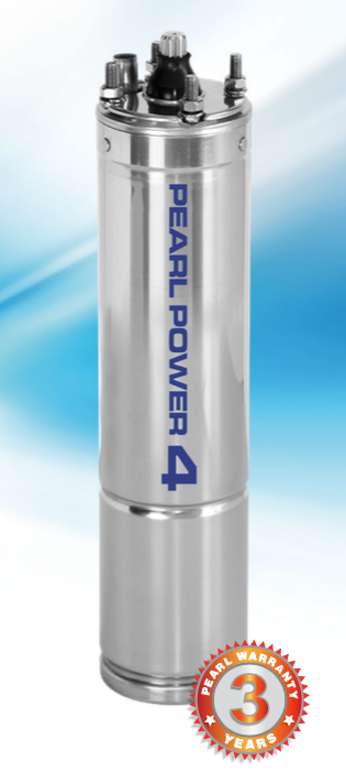 Pearl 4MWP-75C363 - 4 Inch Submersible Motor - 7.5 HP - 230V - 3 Wire - 3 Phase