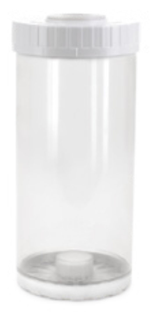 Hydronix EC Series Empty Refillable Cartridges (4.5x10 inch)  - Clear Full Flow - EC-4510C