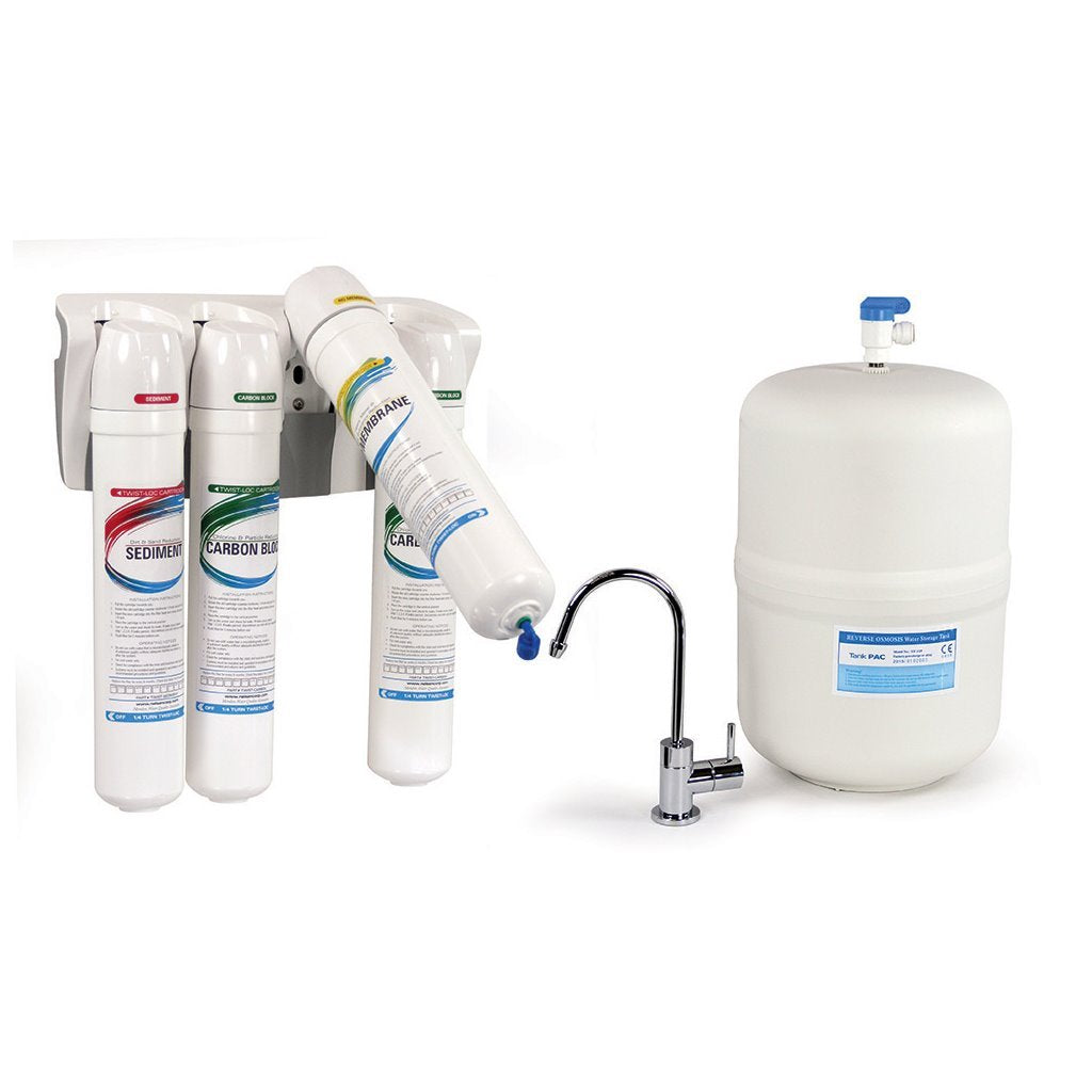 Nelsen Water Solutions - Quick Twist 75 gpd RO Water Filter System - TWIST-LOC-RO-75