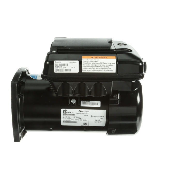 Century Electric ECM16SQU - VGreen165 Variable Speed Pool Pump Motor - 48Y Frame - Square Flange - 1.65 HP - 230 Volt (Only)
