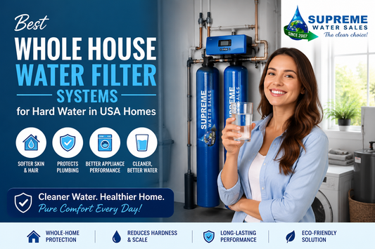 Best whole house water filter system for hard water USA homes