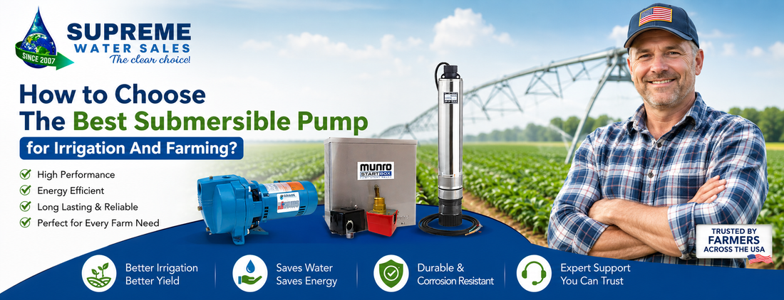 How to Choose The Best Submersible Pump for Irrigation And Farming?
