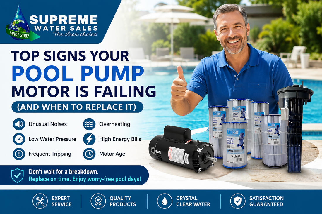 Top Signs Your Pool Pump Motor Is Failing