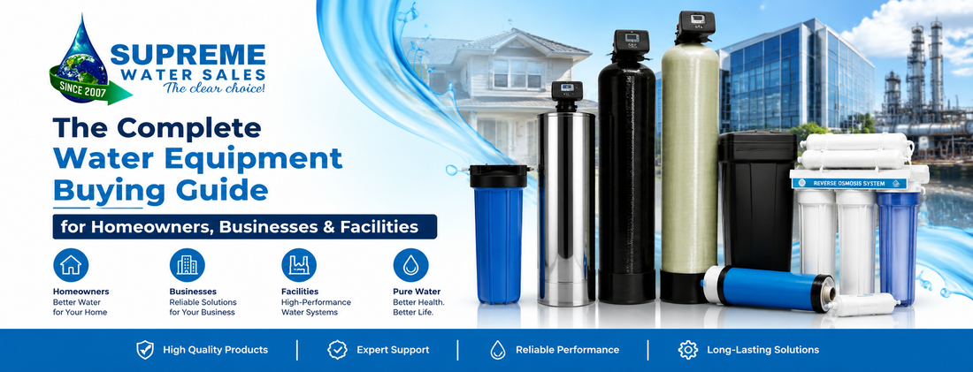 Water equipment buying guide for USA homeowners