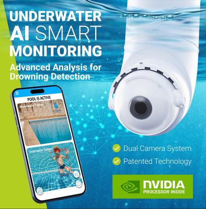 MYLO - Dual Camera Pool Alarm Virtual Lifeguard Alert System