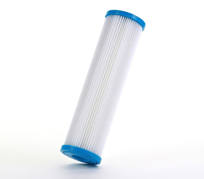 Hydronix Pleated Sediment Water Filter - 20 Micron - 2-1/2 x 9-7/8 inch - SPC-25-1020