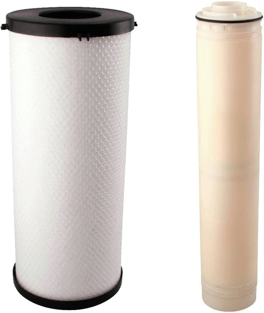 Watts OFPCOM  OneFlow Plus Combo Pack - Carbon Block and OneFlow filter