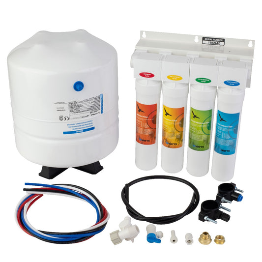 Watts WQC4RO11-50MTNF Quick Change (QC) Reverse Osmosis Systems - Metal Tank - 50 GPD
