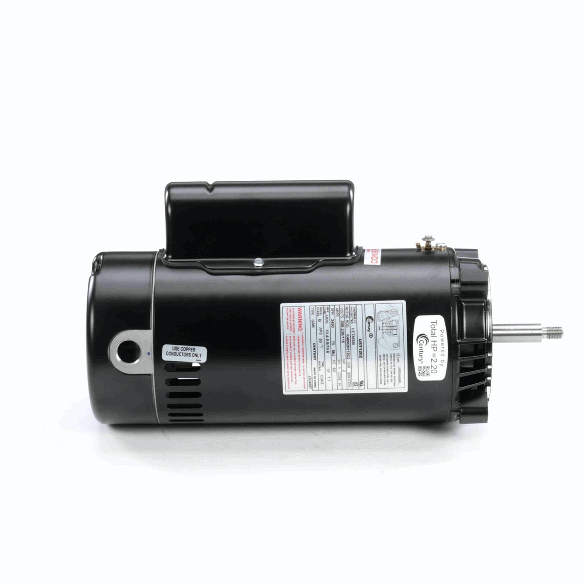 Century Electric UST1202 (equivalent to the HST225) - Pool Pump Motor - 56J Frame - C Face ( Round ) - 2.25 HP - 115/230V