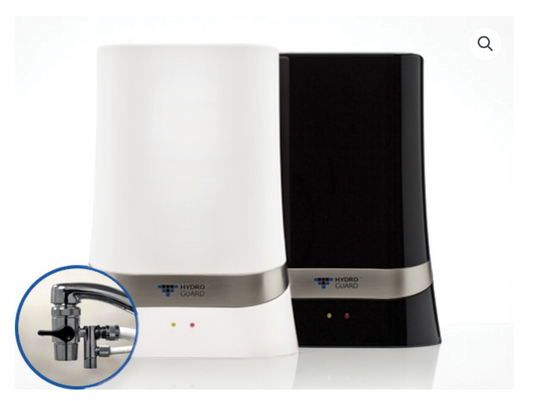 HYDRO GUARD C2000 COUNTER TOP WATER SYSTEM - SUPER ULTRA FILTRATION - 0.1 Micron, WHITE
