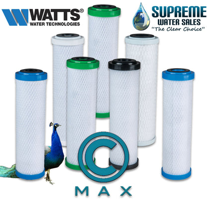 Watts C-Max MAXPB-975 - Carbon Block Filter with Lead Reduction - 2-5/8 x 9-7/8