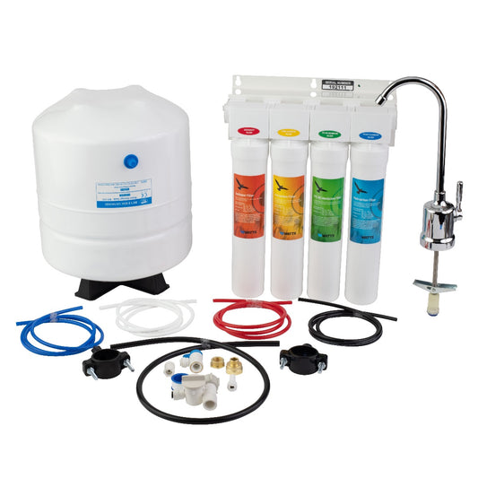 Watts WQC4RO13-100MT Quick Change (QC) Reverse Osmosis Systems - RO Metal Tank - 100 GPD