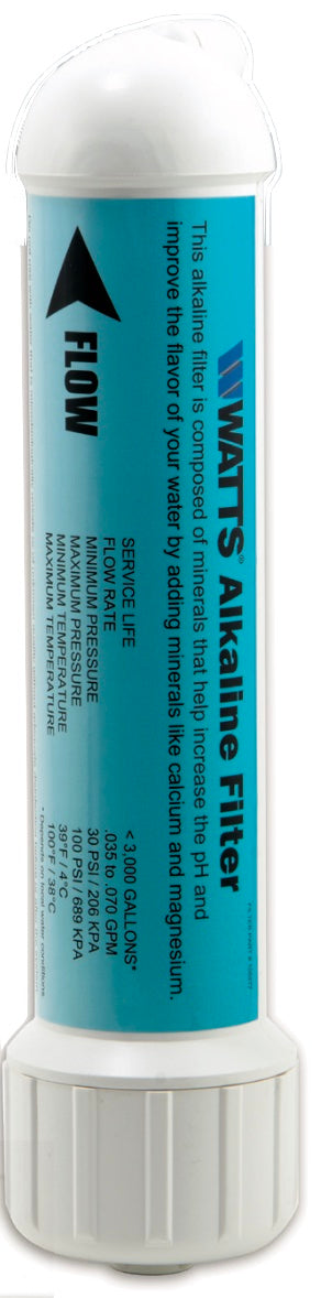 Watts F560105 - Alkaline Replacement Water Filter w- 1/4 inch Quick Connects