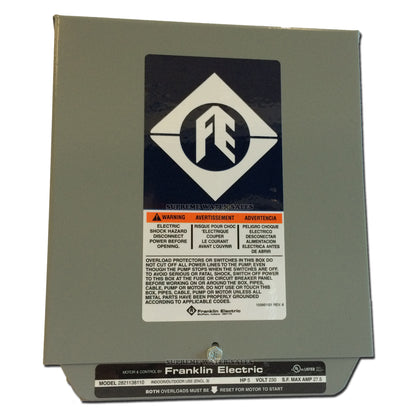 Franklin Electric 2821138110 - 5 HP - Submersible Motor Control Box - STANDARD