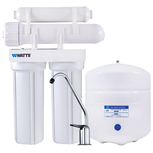 Watts GTS450S-NAGF-MT Reverse Osmosis Systems - 4-Stage - Metal Tank - 50 GPD