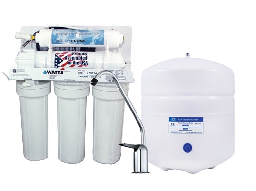 Watts GTS550S-NAGF-MT Reverse Osmosis Systems - 5-Stage - Metal Tank - 50 GPD