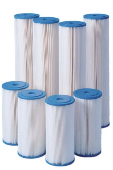 Harmsco Calypso Blue Cartridges Premium Polyester-Plus  - 4-1/2 x 20  - 1 Micron - HB-20-1W