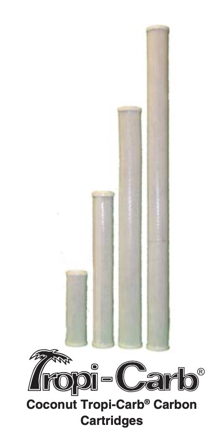 Harmsco - Coconut Tropi-Carb Carbon Cartridges - 2-3/4 x 29-1/4 inch - 5 Micron - 931-HCTC