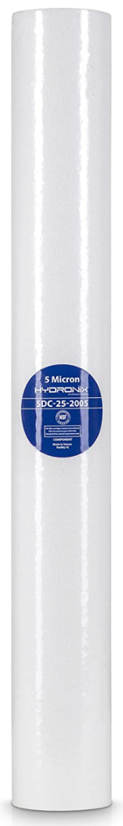 Hydronix SDC-25-2005 - Melt Blown Filter Cartridges - 5 micron - 2-1/2 x 20