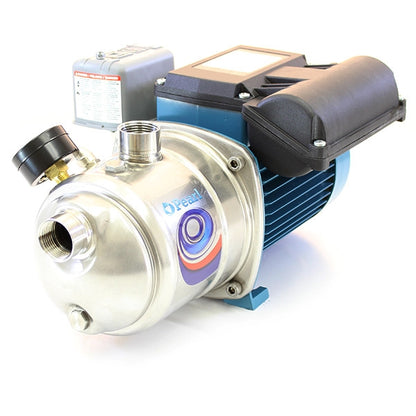 Pearl JSC-05F16P - Stainless Steel - Jet Pump - Brass Impeller - 1/2 HP - 115 / 230 Volt