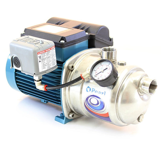 Pearl JSC10F16P - Stainless Steel - Jet Pump - Brass Impeller - 1 HP - 115 / 230 Volt
