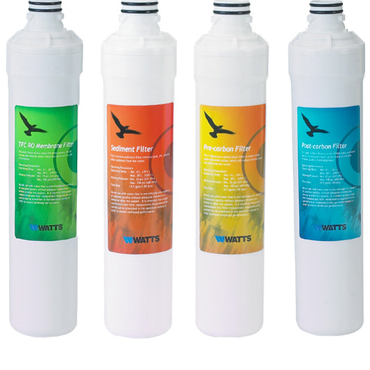 Watts WQC4RO11-50 Quick Change (QC) Reverse Osmosis - 50 GPD - Replacement Filters