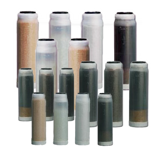 Osmose Filter Set van 4 25 10 1 T33 voor 1e tot 3e en 5e fase omgekeerde osmose