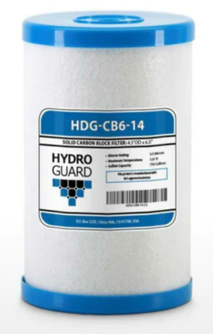 HDG-CB6-14 Hydro Gaurd Carbon Block Filter 4.5 x 6.5 inch
