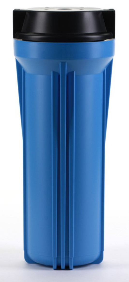 Hydronix - HF2 Series - Blue Filter Housing W/Pressure Relief -  2.5 x 10 inch - 1/4 inch Ports